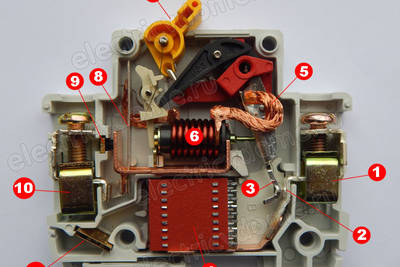 Устройство автоматического выключателя серии ВА47-29
